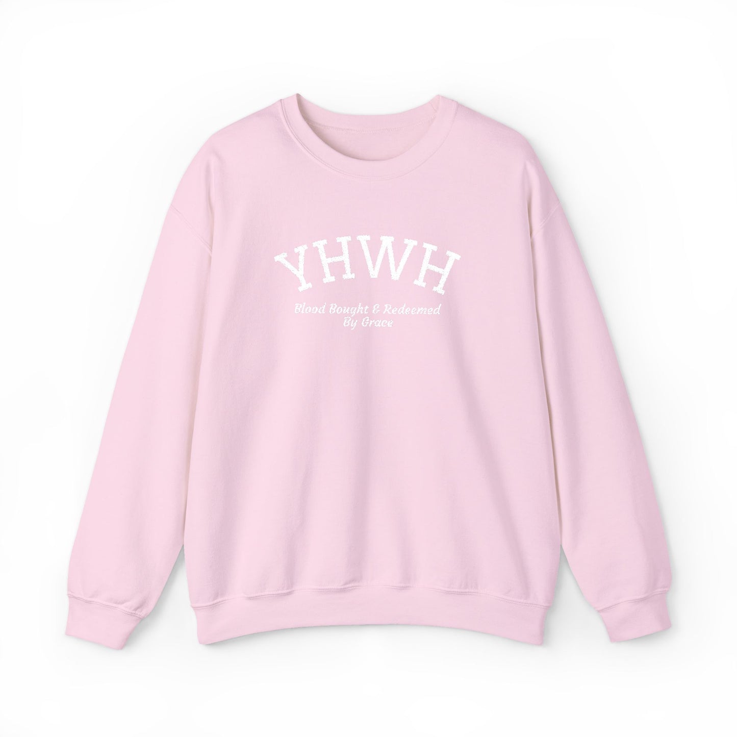YHWH Scripture Crewneck Sweatshirt — Faith-Based Christian Pullover