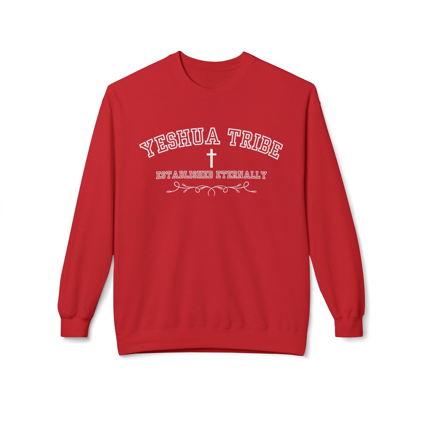 Yeshua Tribe Crewneck Sweatshirt — Established Eternally Christian Pullover