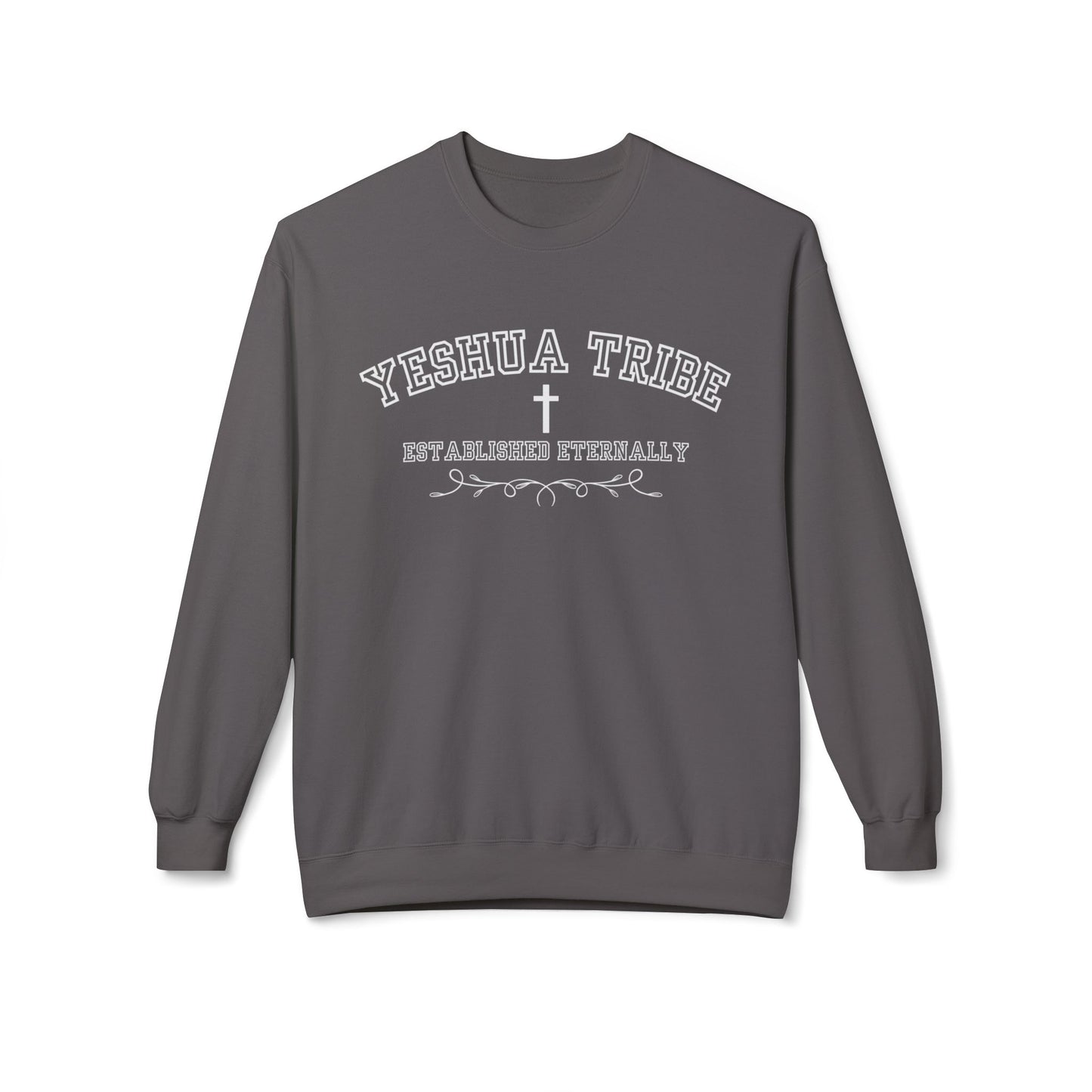 Yeshua Tribe Crewneck Sweatshirt — Established Eternally Christian Pullover