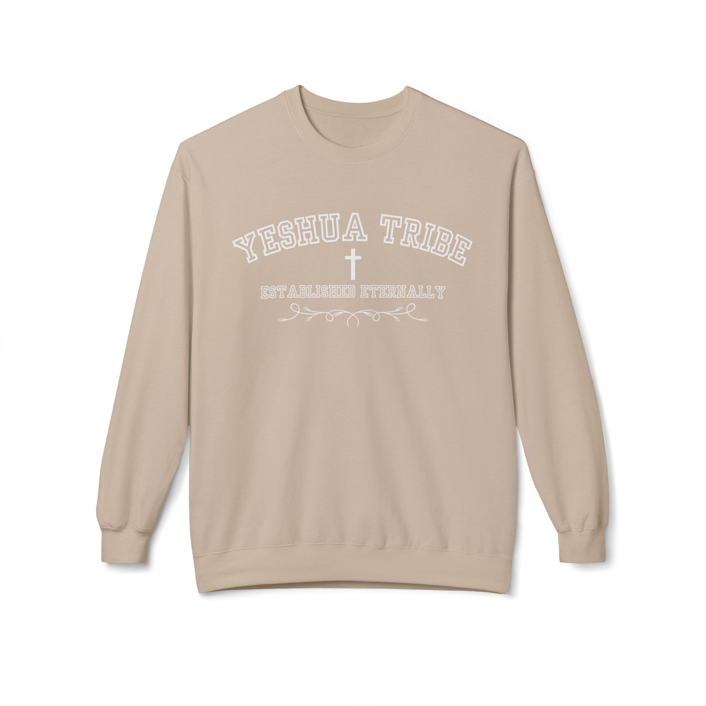Yeshua Tribe Crewneck Sweatshirt — Established Eternally Christian Pullover