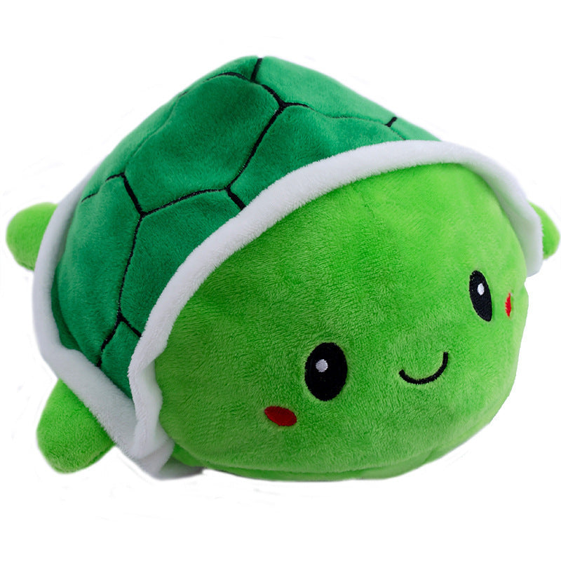 Flip Little Turtle Plush Toy (Double-sided)