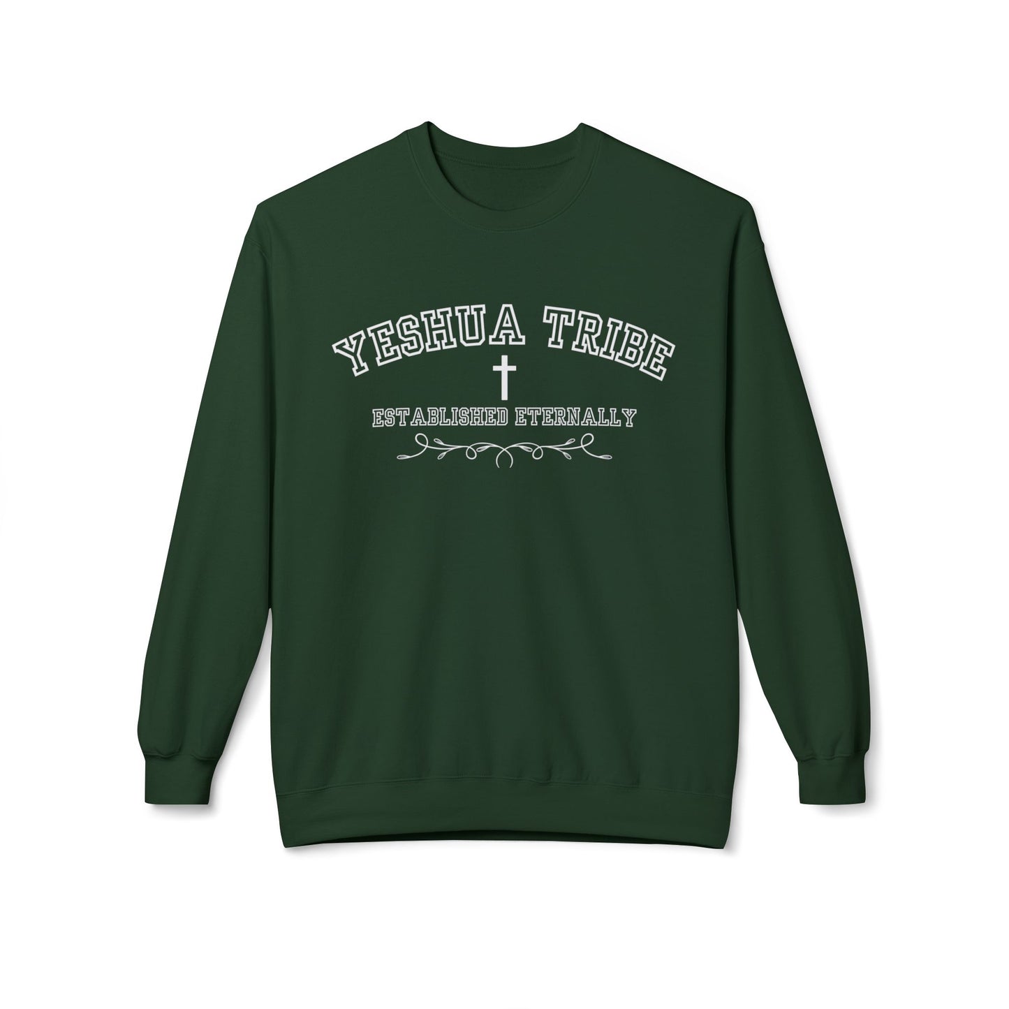 Yeshua Tribe Crewneck Sweatshirt — Established Eternally Christian Pullover