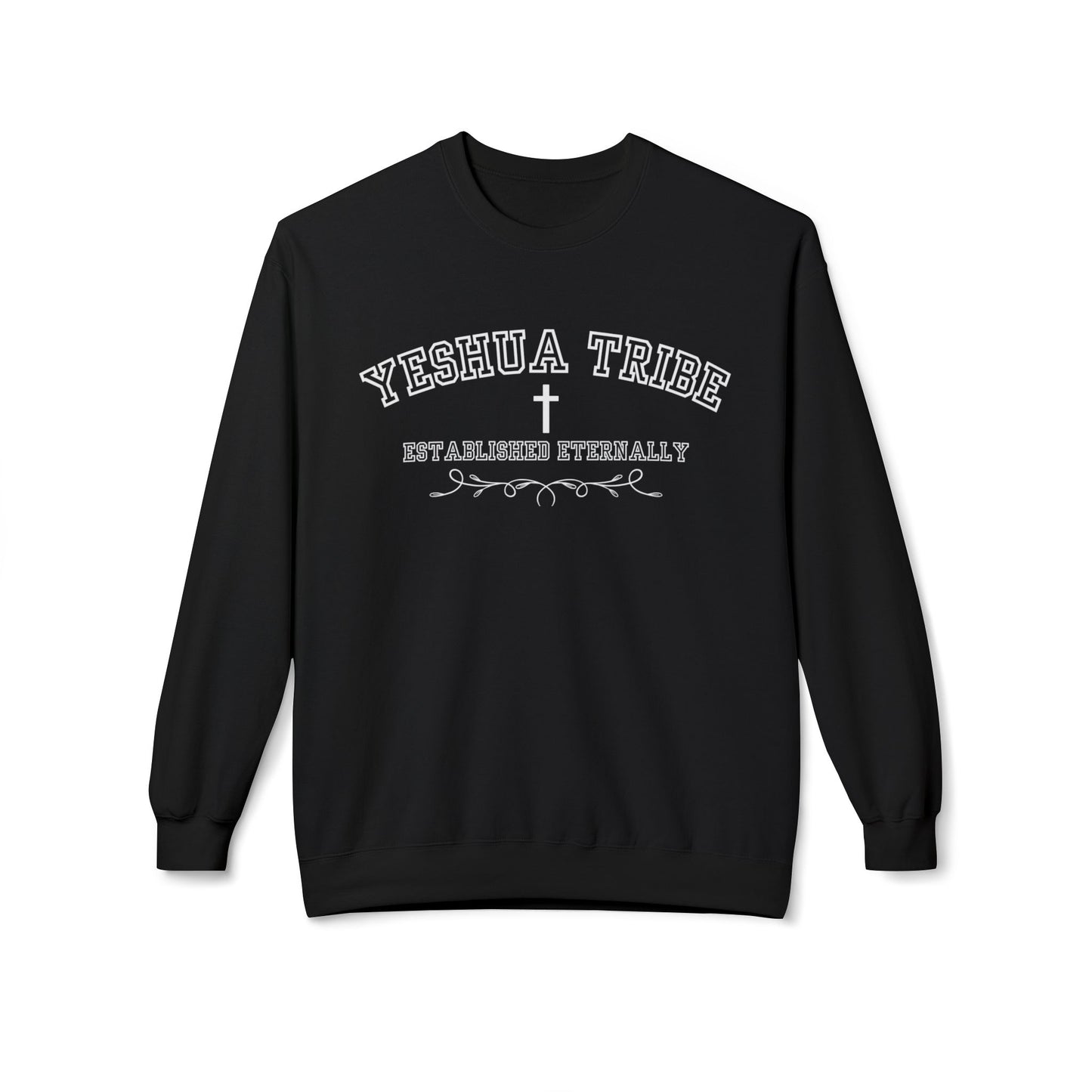 Yeshua Tribe Crewneck Sweatshirt — Established Eternally Christian Pullover