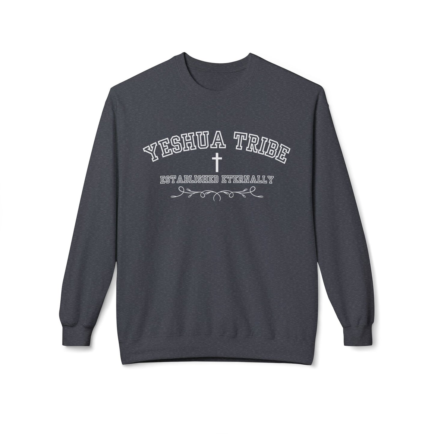 Yeshua Tribe Crewneck Sweatshirt — Established Eternally Christian Pullover