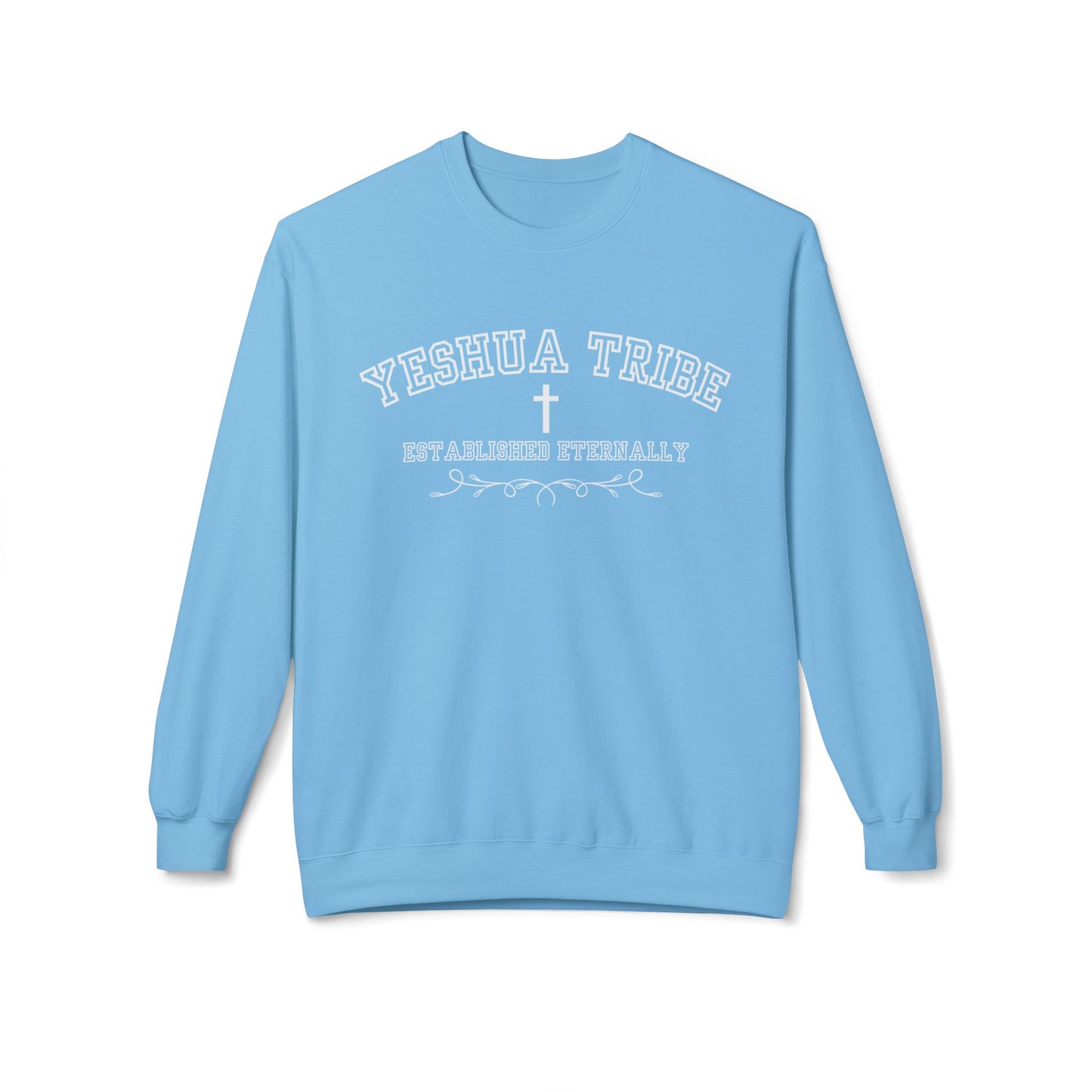 Yeshua Tribe Crewneck Sweatshirt — Established Eternally Christian Pullover