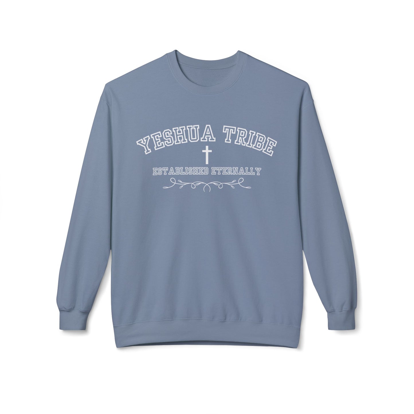 Yeshua Tribe Crewneck Sweatshirt — Established Eternally Christian Pullover