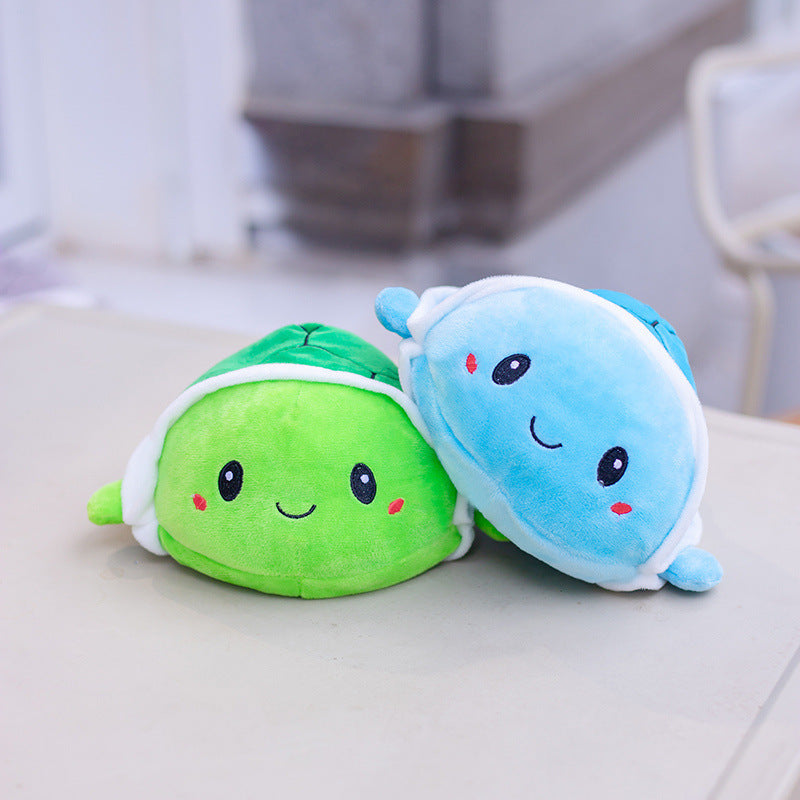 Flip Little Turtle Plush Toy (Double-sided)
