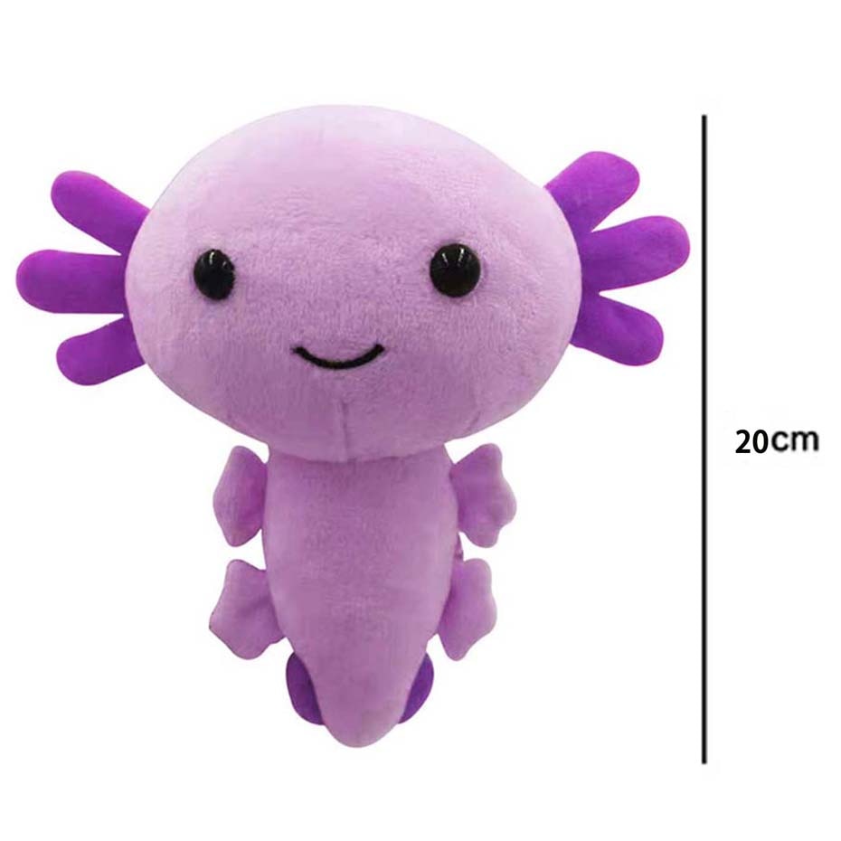 Axolotl Kawaii Plush 6” Multiple Colors